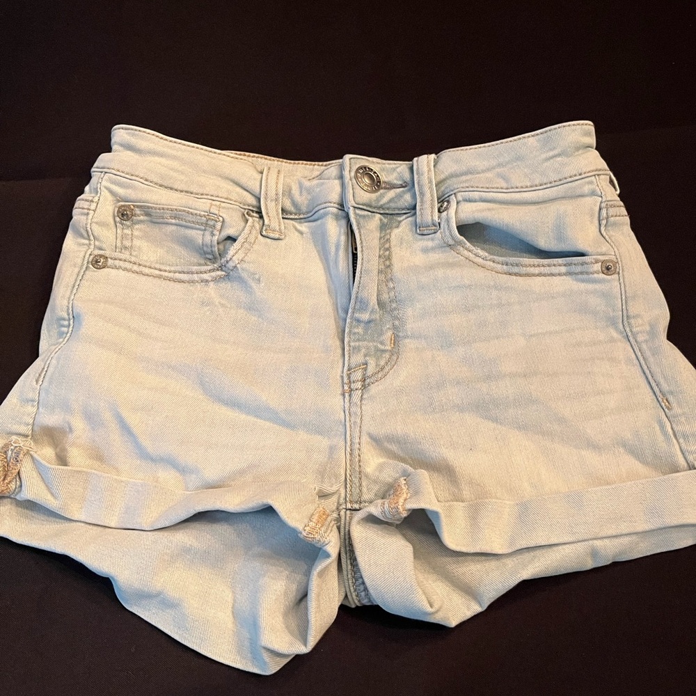 American Eagle Outfitters Light Wash Jean Shorts